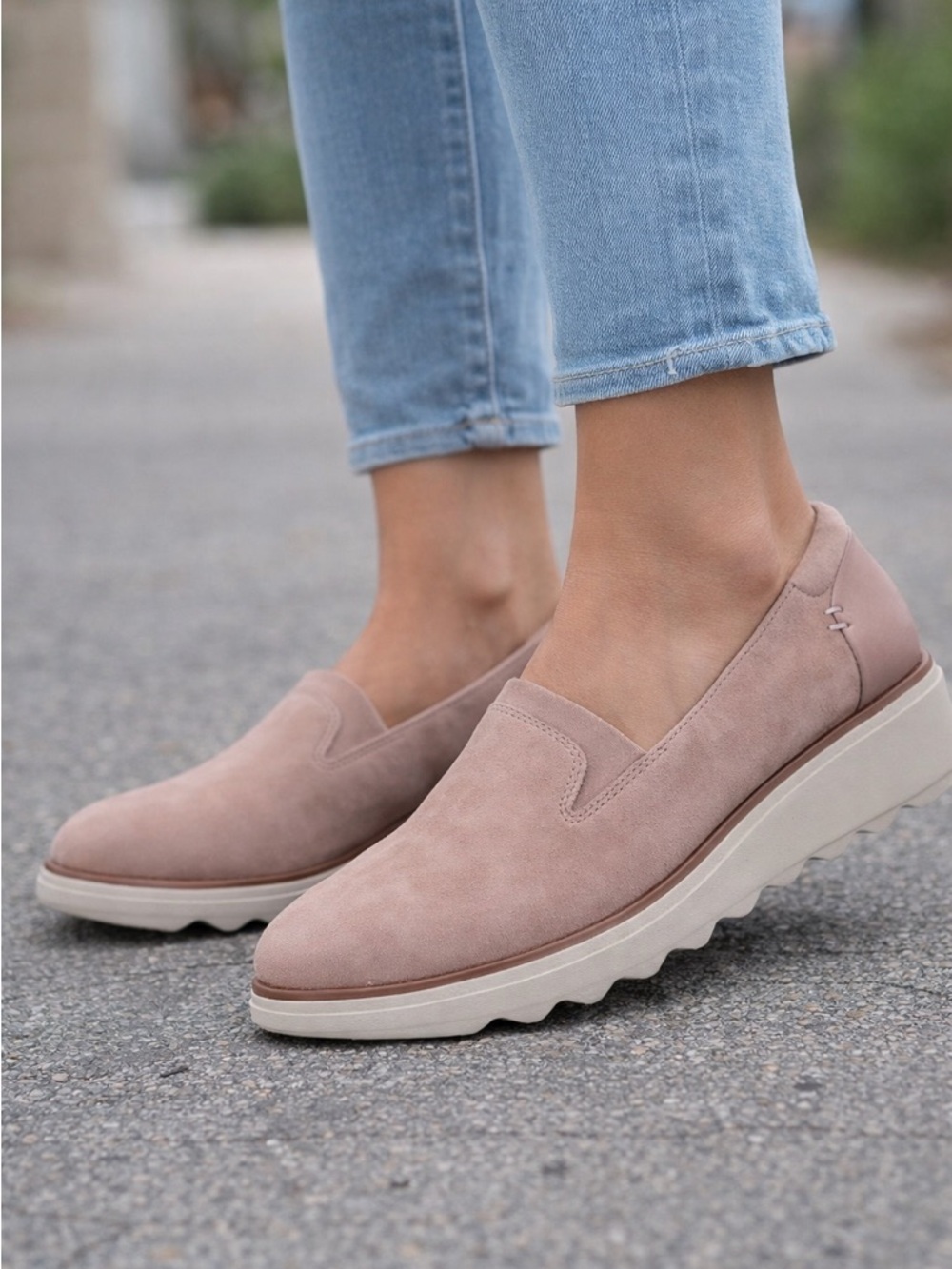 Clarks Collection Sharon Dolly Pink Loafers | 7W